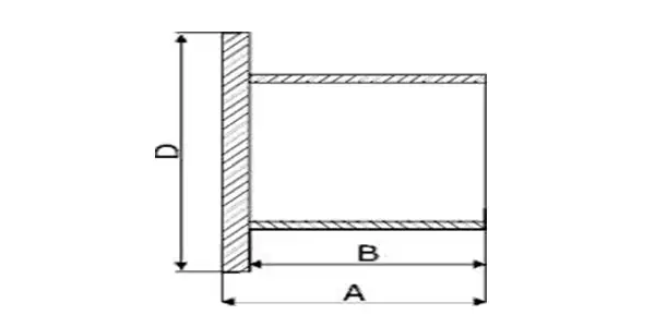 Flange Tank Connector Drawing