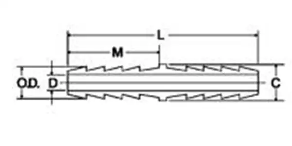 Hose / Barb Connector Drawing