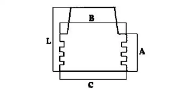 Male CPVC Inserts Drawing