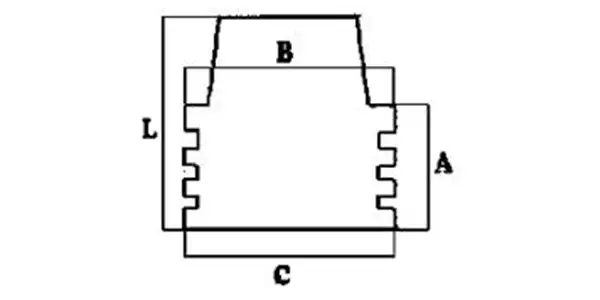 Male PPR Insert Drawing