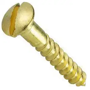 Slotted Oval Head Wood Screws