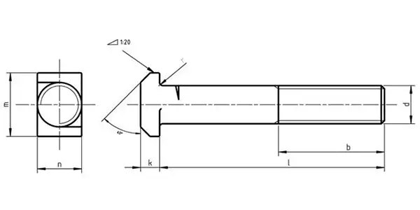 T-Bolt with Double Nip Drawing